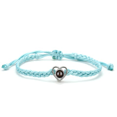 B461 | Heart Bracelet with Picture Inside