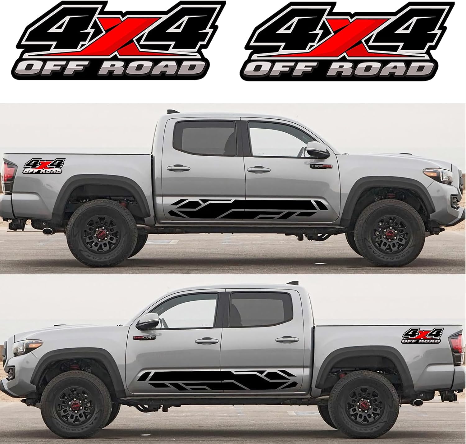 IMPHOTOINIT 4X4 Offroad Decal Stickers - 2PCS