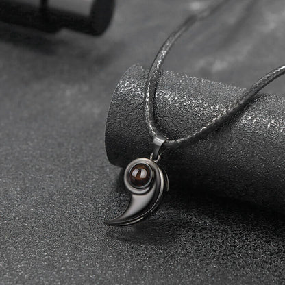 N5 | Heart Shape Combined Couple Picture Necklace