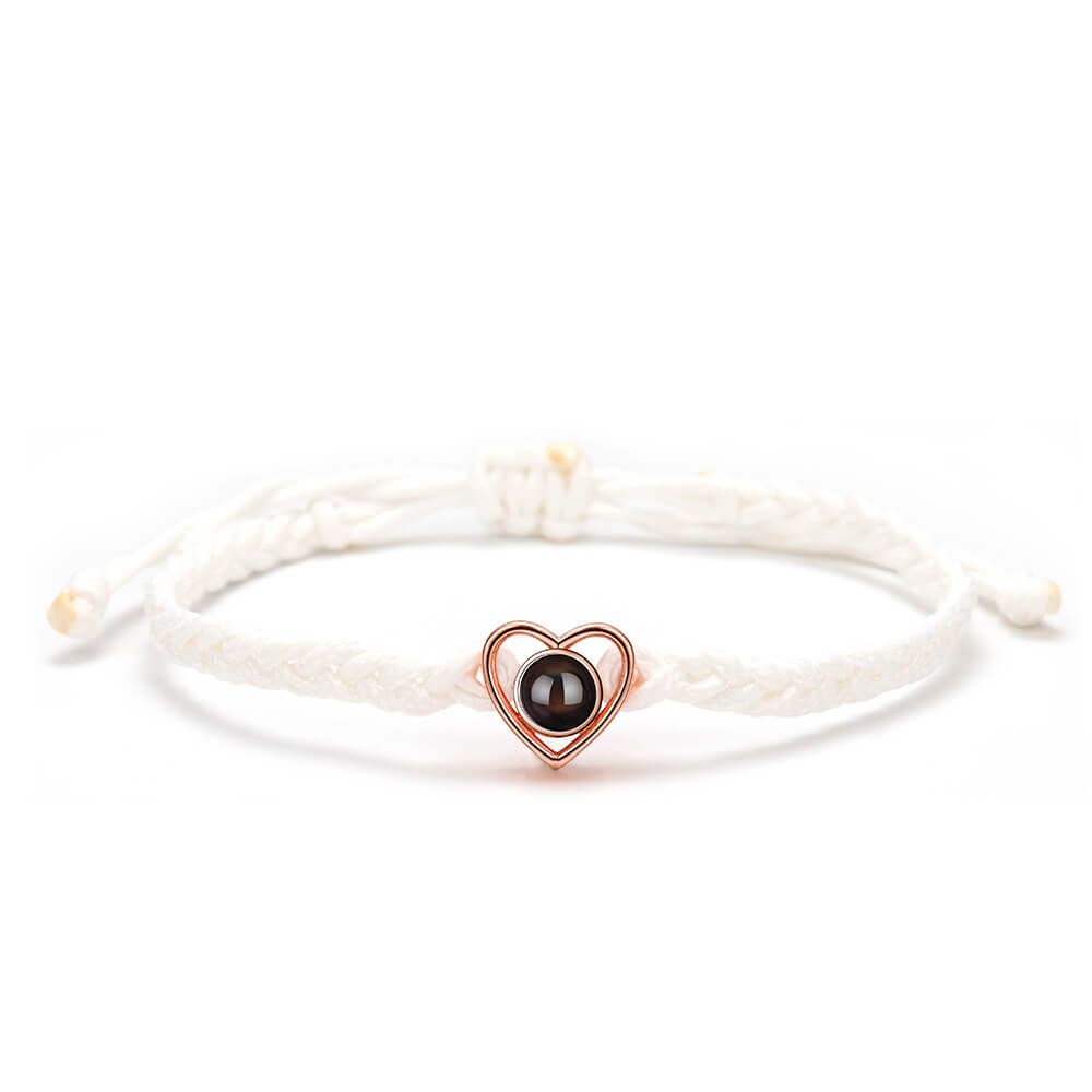 B461 | Heart Bracelet with Picture Inside