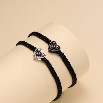 B461 | Heart Bracelet with Picture Inside