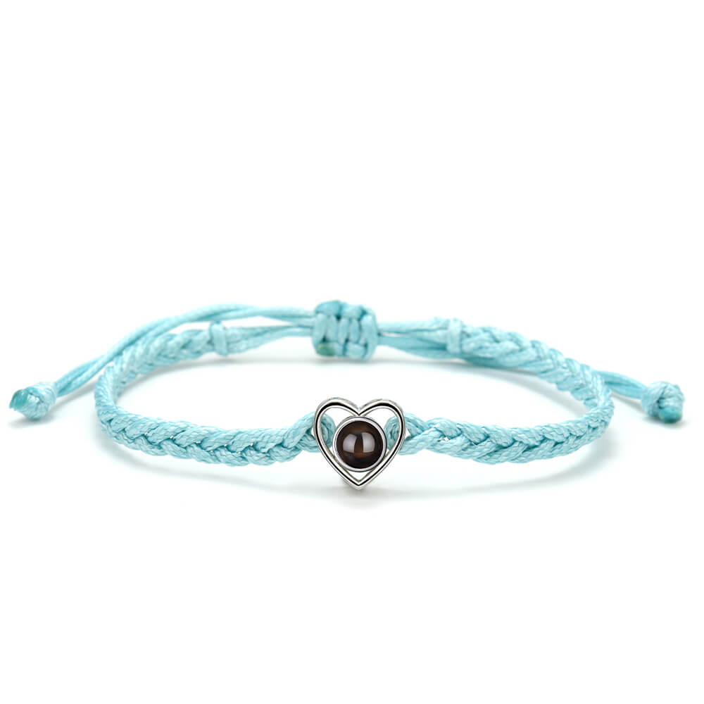 B461 | Heart Bracelet with Picture Inside