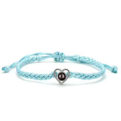 B461 | Heart Bracelet with Picture Inside