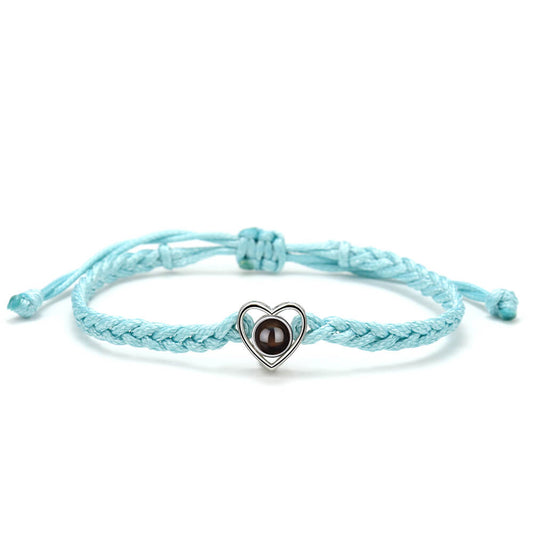 B461 | Heart Bracelet with Picture Inside