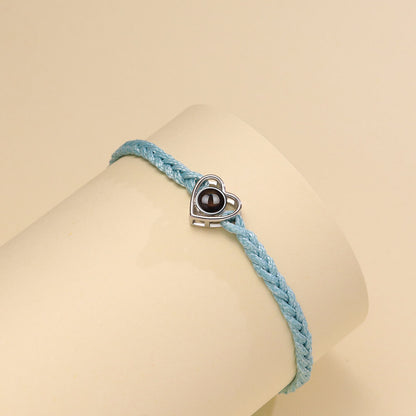 B461 | Heart Bracelet with Picture Inside