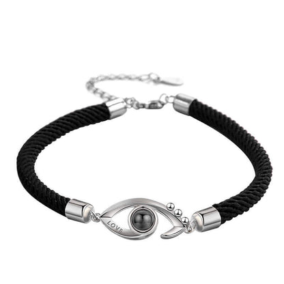 B12 | Eye Shape Personalized Photo Bracelet