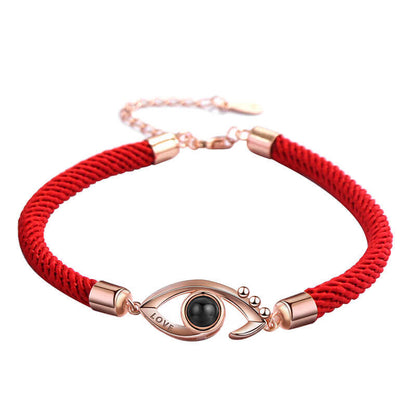 B12 | Eye Shape Personalized Photo Bracelet