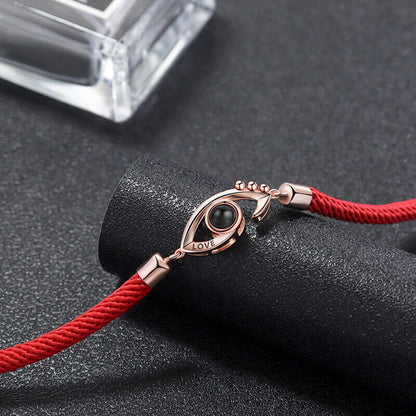 B12 | Eye Shape Personalized Photo Bracelet