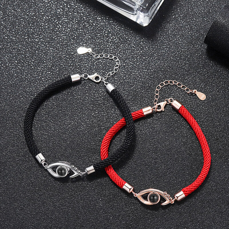 B12 | Eye Shape Personalized Photo Bracelet